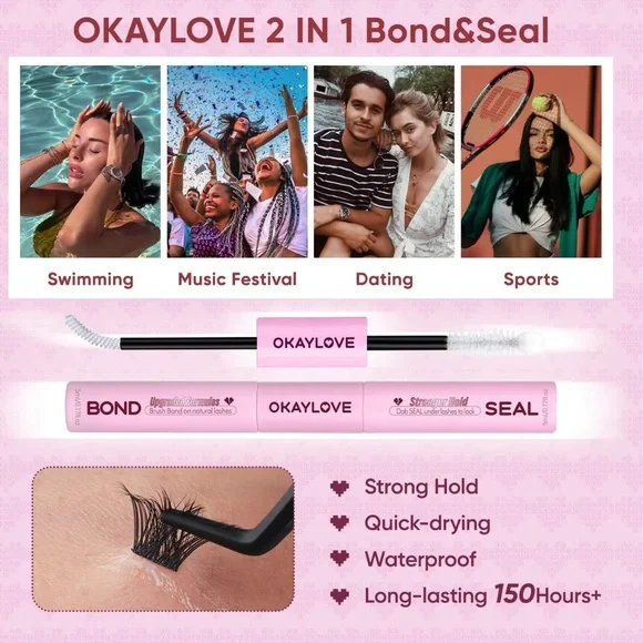 DIY Lash Clusters - Eyelash Extension Kit -With Bond and Seal+ Remover - Picture 4 of 11